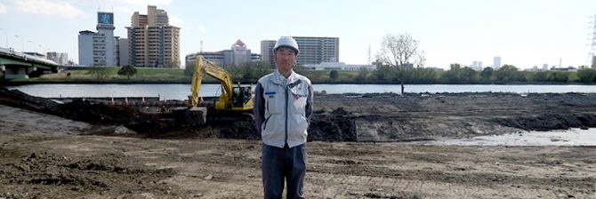 ICT土工現場の今村所長(ナカノフドー建設)に聞いた。思い出の現場、監理技術者の心得、ICTの効果……