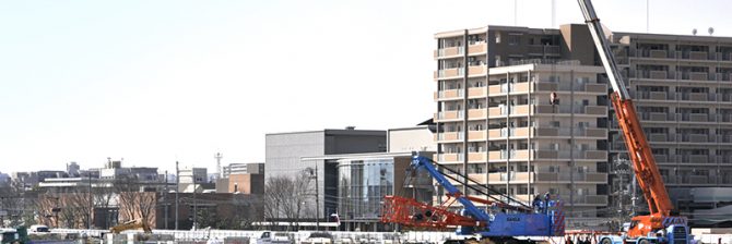 マンション建設で「クローラークレーンの使用時間」を減らす方法