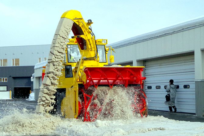 準天頂衛生「みちびき」を活用したロータリー除雪車