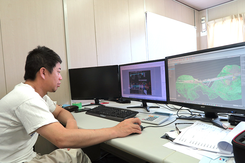 3Dデータは土木の道具。正治組　土木部部長　大矢洋平氏