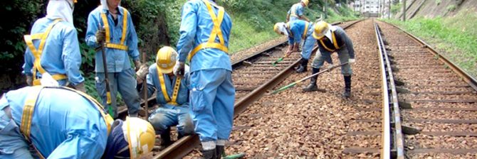 路面電車「ひろでん」を守るエキスパート。広電建設「鉄道軌道事業」の活躍