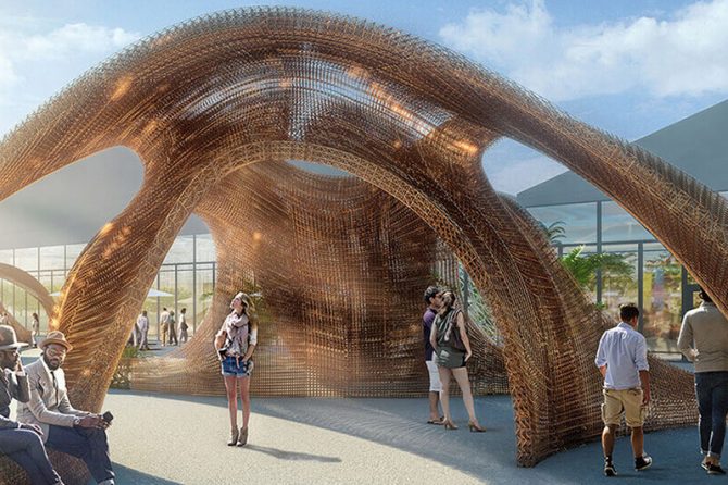 建設における3Dプリント技術は「サイズの制約」から解放され、施工者は住宅や公共構造物からコンクリート製人工サンゴ礁まで、ありとあらゆる複雑な形状を実現できるようになった。 [提供: Branch Technology]