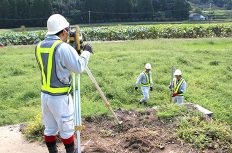 九州測量専門学校生のインターンシップ、施工管理技士取得も視野に