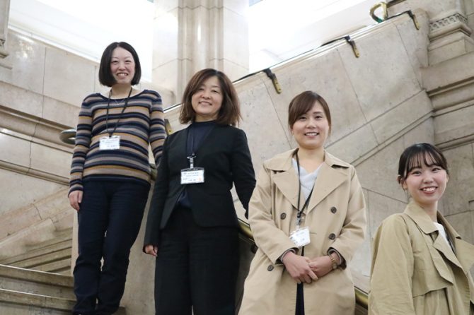 大阪府のドボジョの皆さん。左から、村内 真貴子さん、上成 純さん、木下 三加さん、岡本 彩夏さん