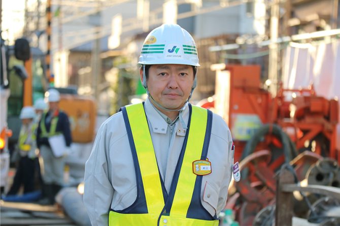 村上 達也さん（大成・竹中土木JV京王明大前作業所長・現場代理人（取材当時））