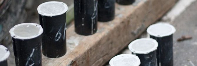 圧縮強度試験の試験費を圧縮する方法