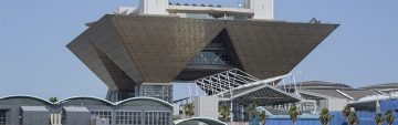 東京五輪の延期に伴い、利用制限も延長された東京ビッグサイト（東京国際展示場）