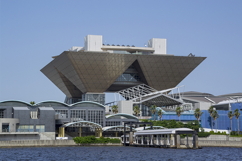 東京五輪の延期に伴い、利用制限も延長された東京ビッグサイト（東京国際展示場）