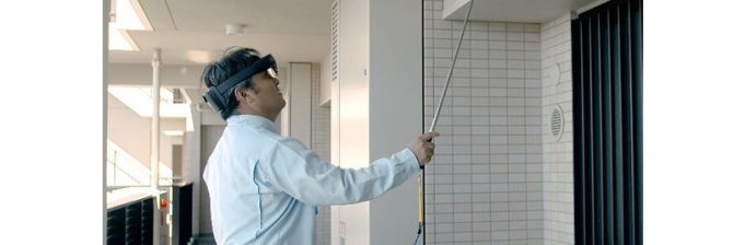 国内初！マンション外壁タイル打診検査にMRを活用【長谷工コーポら】