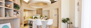 伊藤忠都市開発×ゼクシィが考案した理想の新婚部屋「猫っぽカップルの気まま暮らしが叶う部屋」のリビング