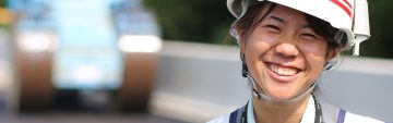 増谷 遥さん（株式会社NIPPO新東名6車線化工事事務所）