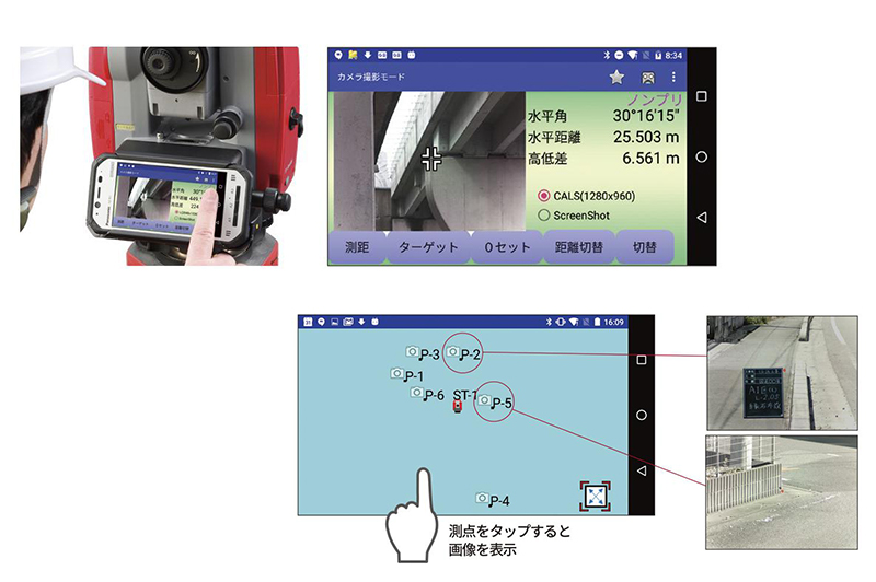 "世界初" カメラと携帯端末をW搭載したトータルステーションを開発【TIアサヒ】