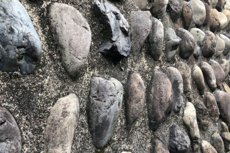 玉石　空積み