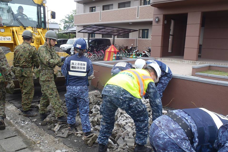 出典元：防衛省HP（平成28年熊本地震災害派遣活動）