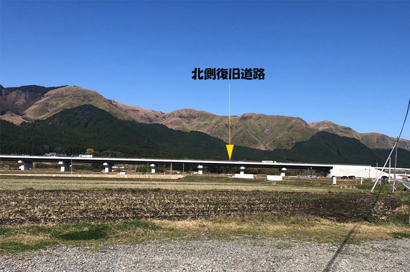 黒川橋付近を望む