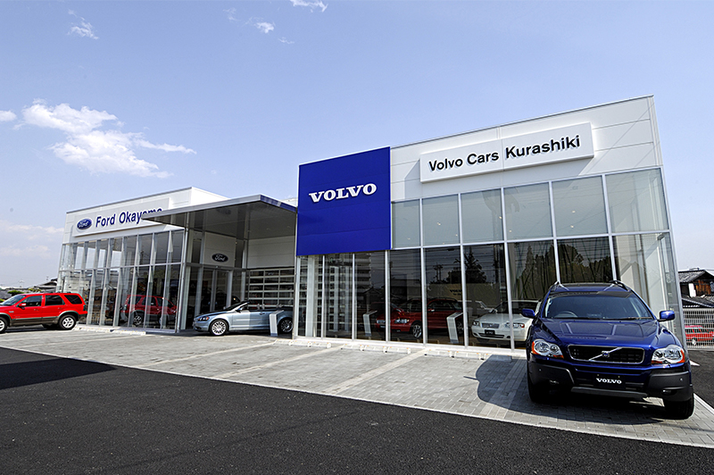 トステム(現LIXIL)フロントコンテストで金賞を受賞したVOLVO倉敷店のデザイン