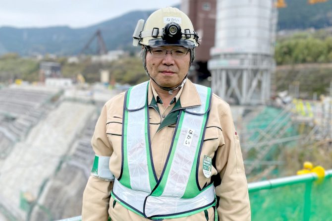 中井 利幸さん（西松・安藤ハザマ・青木あすなろ特定建設工事共同企業体所長）