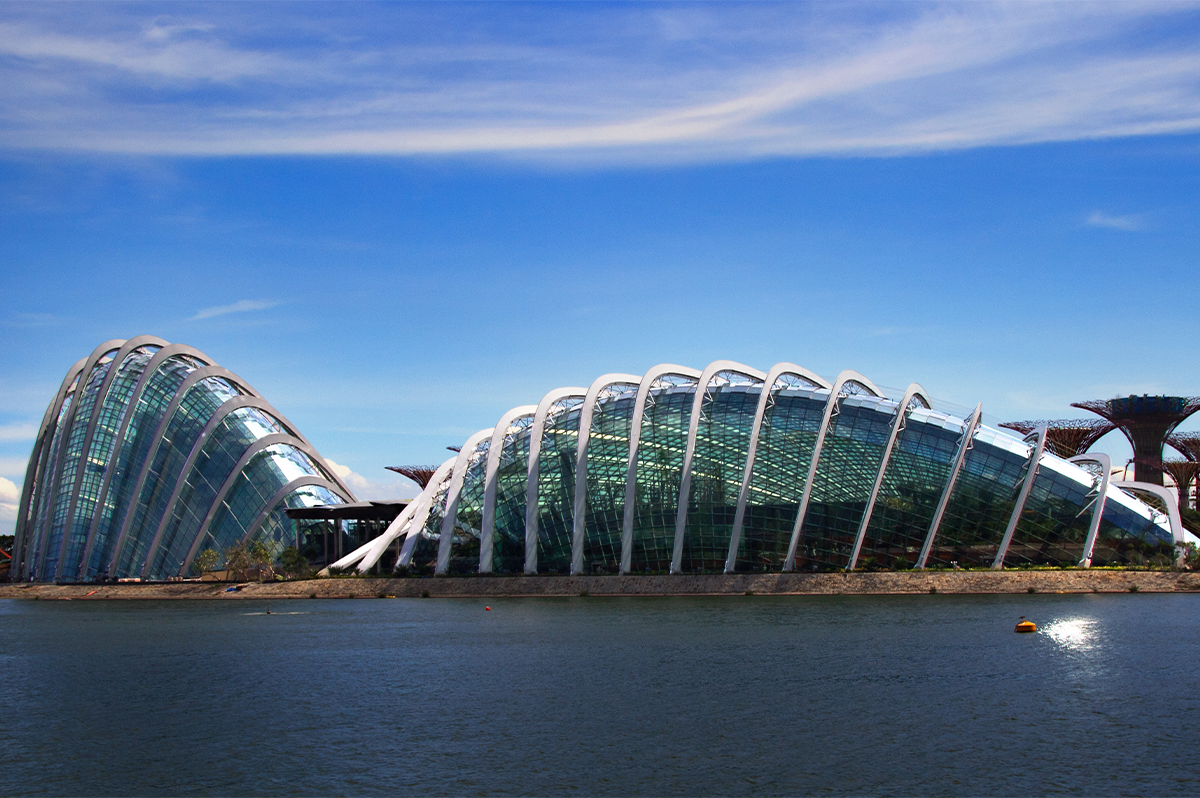 高屋博さんが施工計画に協力したシンガポールのGardens by the Bay