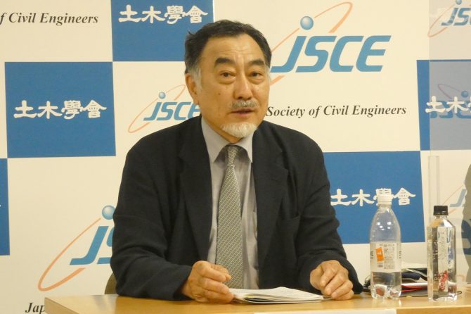 日本の海外インフラ展開について、危機感をあらわにする土木学会の家田仁会長