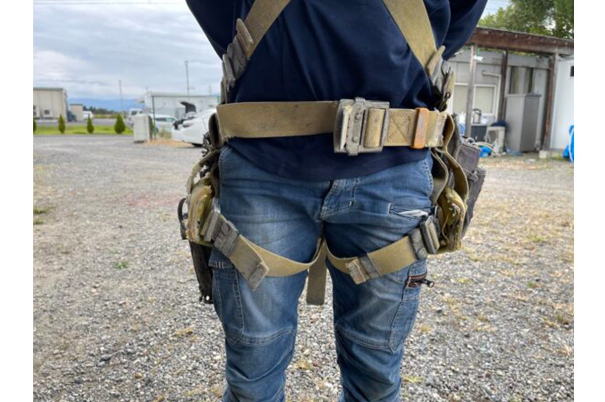 【実録】法面用フルハーネスの問題点