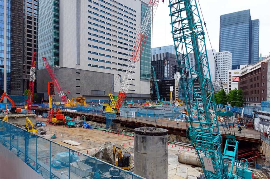 建設工事現場の様子