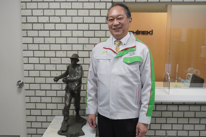 羽入 昭吉さん（ニチレキ株式会社 技術開発本部長）