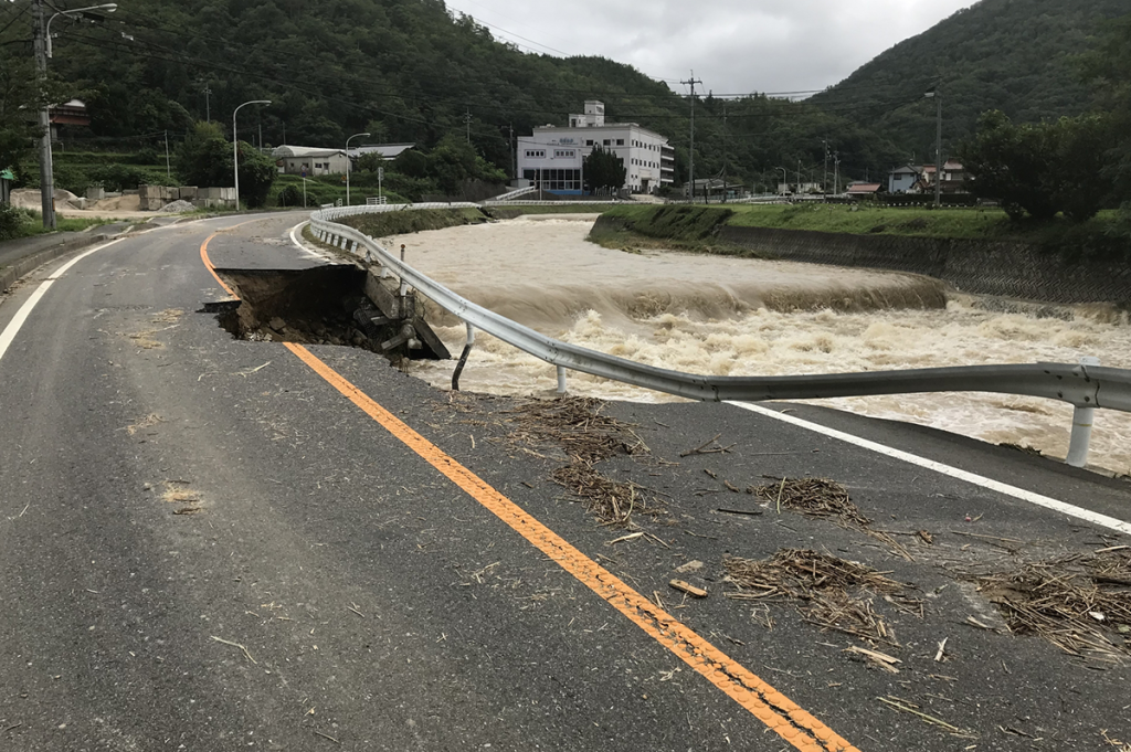 災害復旧現場