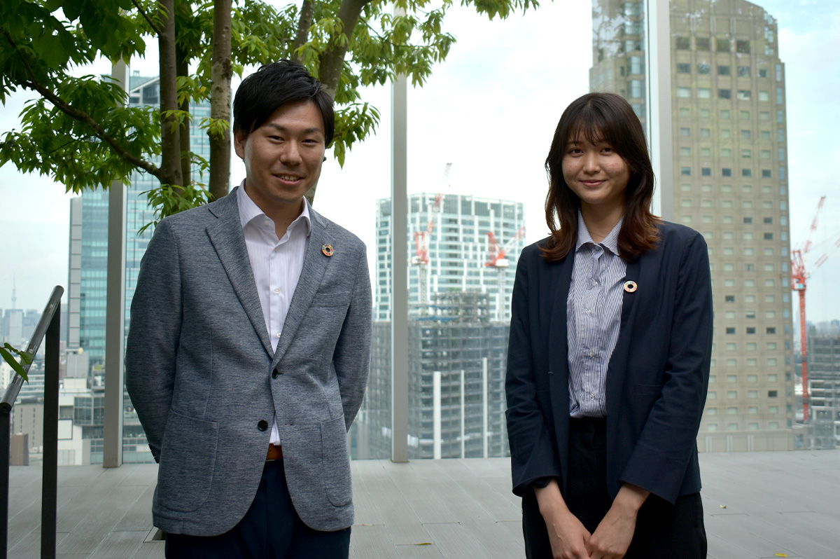 東急不動産株式会社都市事業ユニット開発企画本部投資企画部開発グループの藤井秀太氏課長補佐、石井有花子さん
