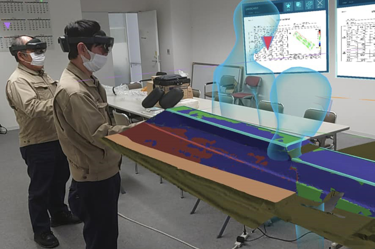 「Holostruction(ホロストラクション)」を使って、竣工検査の遠隔臨場を実現