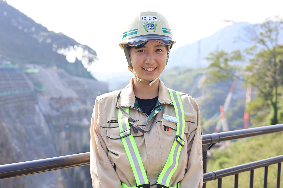 新田 奈穂さん(西松建設)