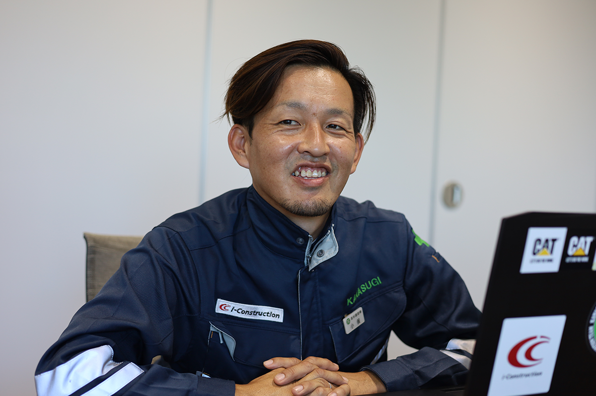 小俣 陽平さん(金杉建設株式会社 工事管理本部部長 i-Construction推進室室長)