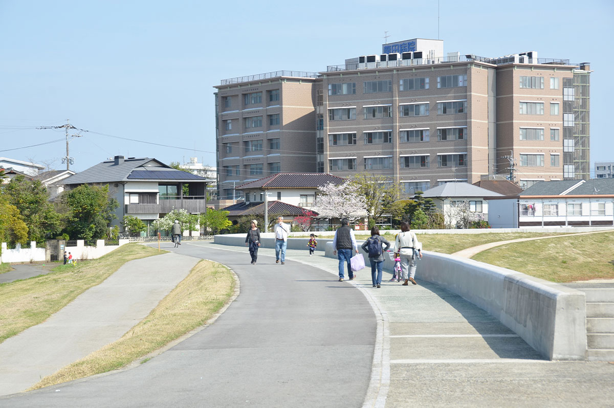最優秀賞の「白川河川激甚災害対策特別緊急事業(龍神橋~小磧橋区間)」