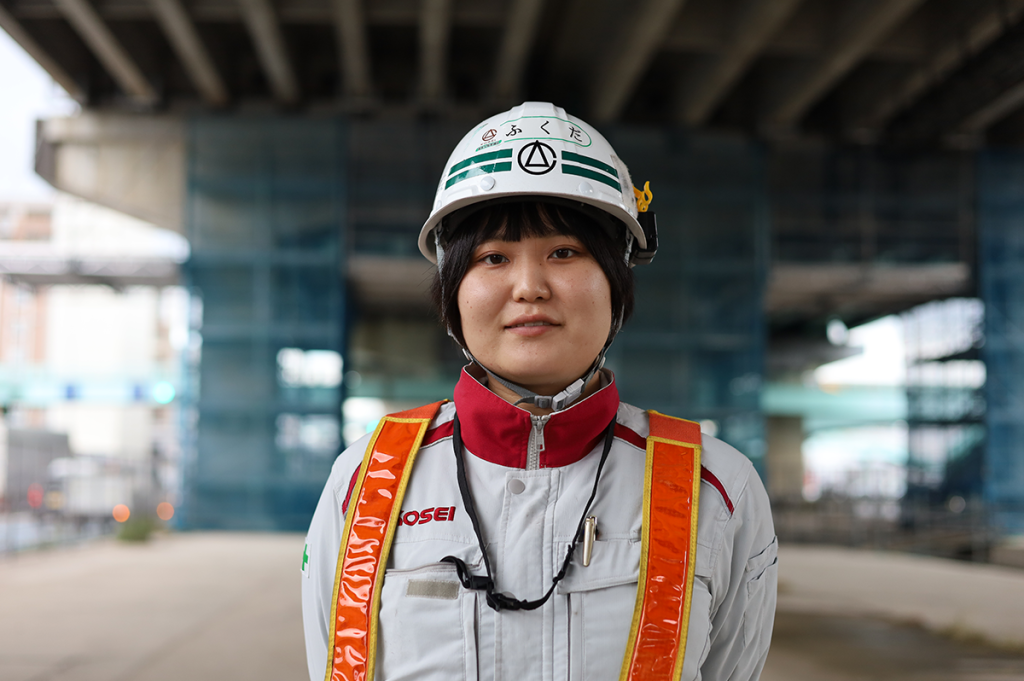 福田 姫子さん（広成建設株式会社九州支店 福北榎田作業所技術係）