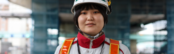 福田 姫子さん（広成建設株式会社九州支店 福北榎田作業所技術係）