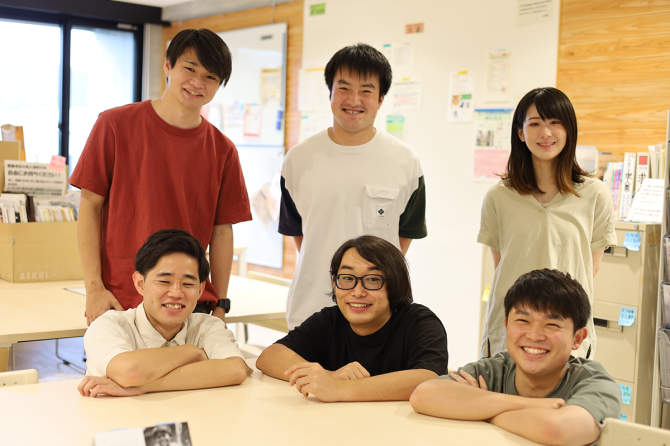 熊大の河川／流域研究室に所属する学生たち