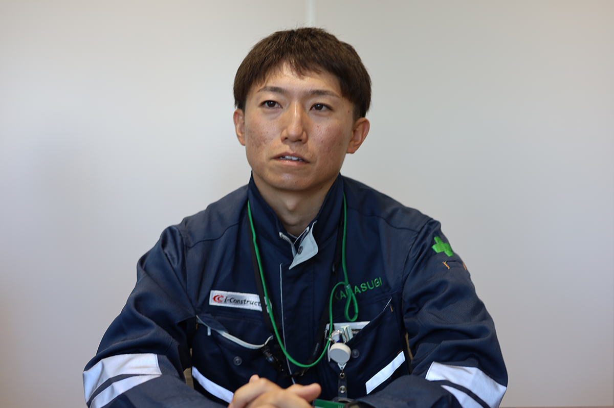 稲川 将太さん（R4・5 江戸川右岸小平地先堤防整備工事　現場代理人）