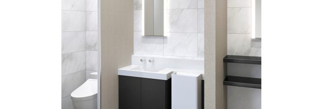 【TOTO】非住宅のパブリックトイレ分野を強化へ。ハンドドライヤーなど3商品を投入