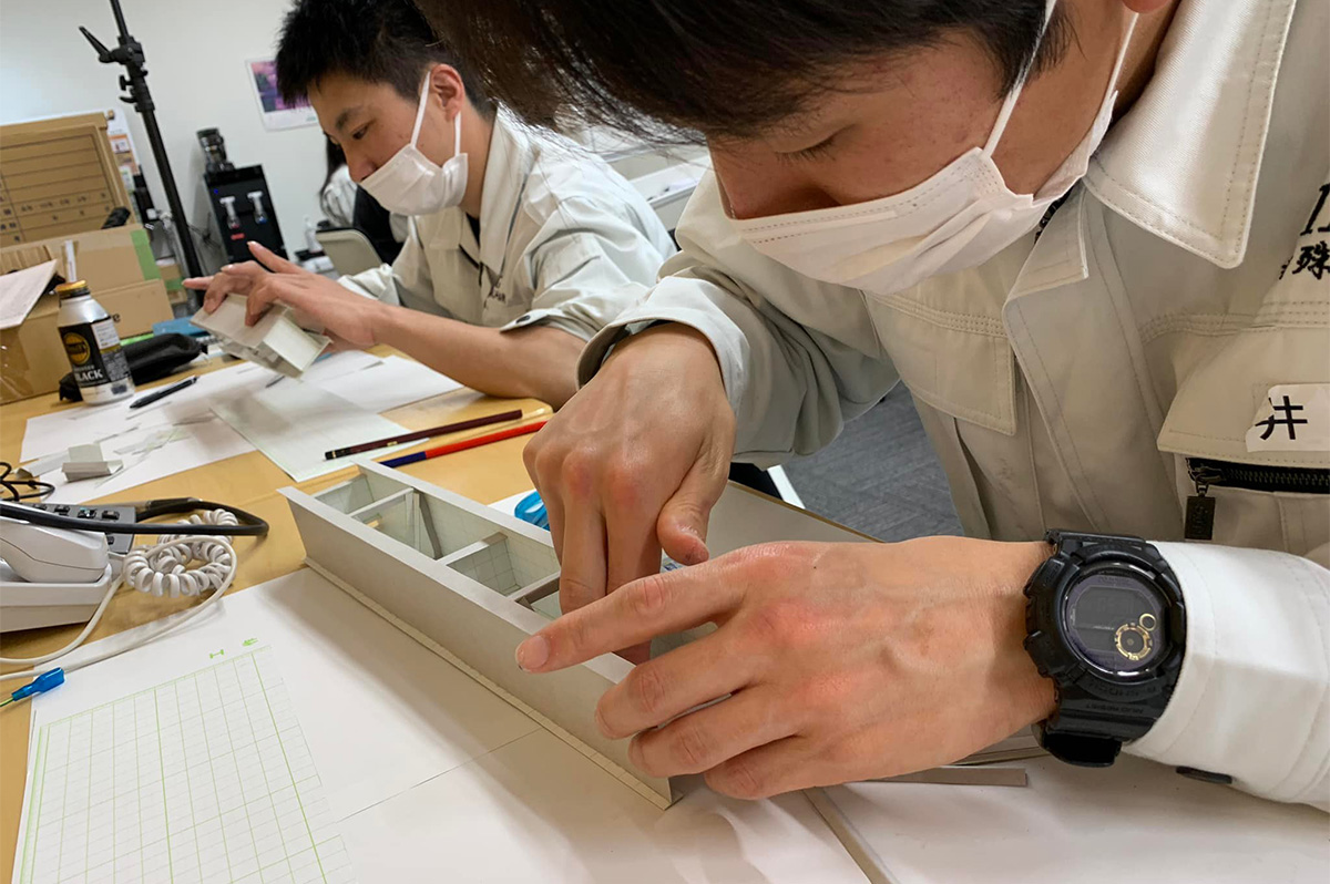 橋梁構造の理解を深める橋梁模型作成