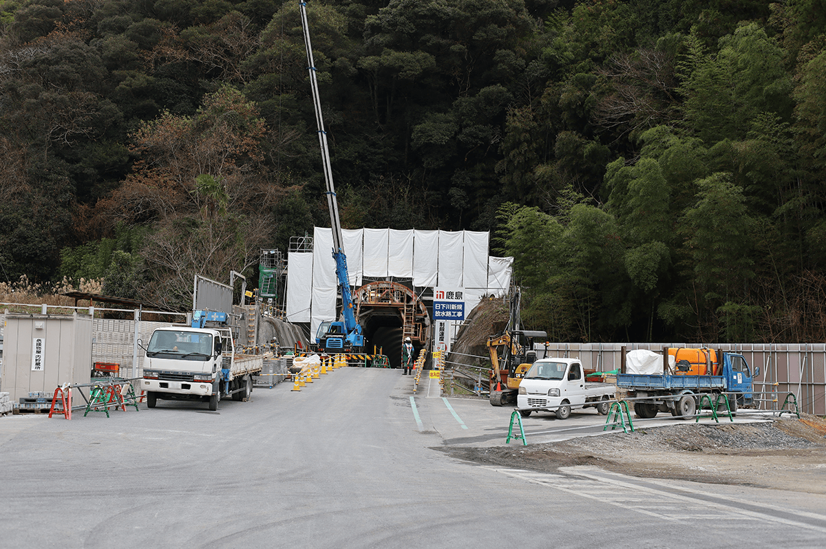 現場（坑口）の様子