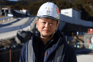 現場見学会に「屋台」を呼ぶ男