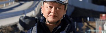 加藤 広則さん（戸田建設株式会社四国支店　令和2-5年度 窪川佐賀道路平串トンネル工事 作業所長）