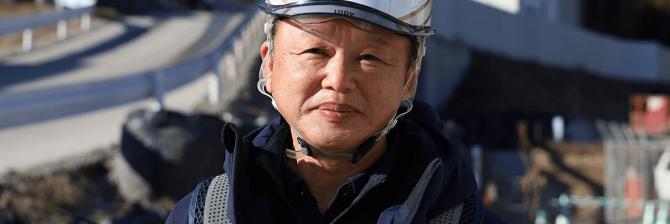 現場見学会に「屋台」を呼ぶ男