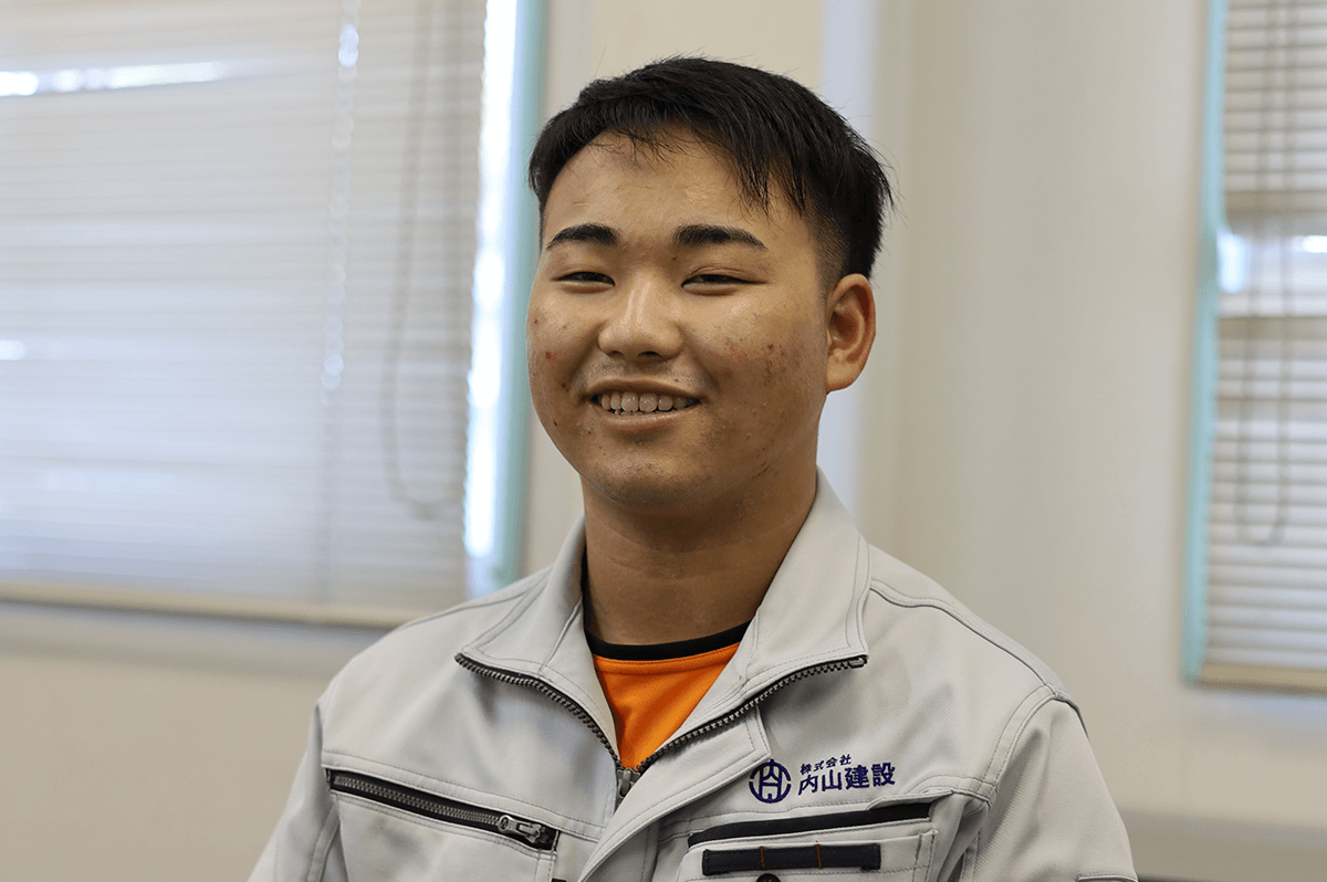 松葉 琉起さん（株式会社内山建設 建築部）
