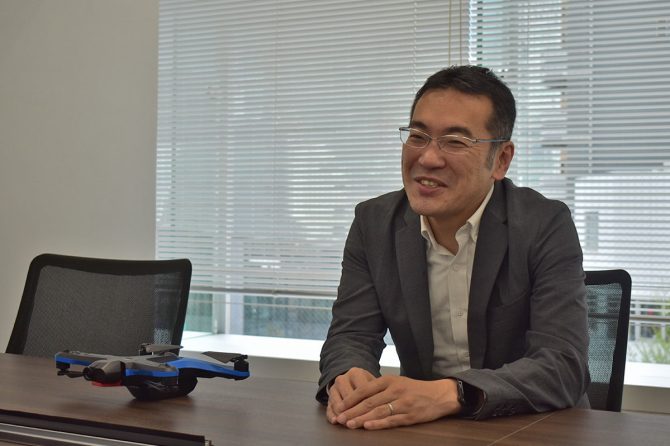KDDIスマートドローン代表取締役社長の博野雅文氏