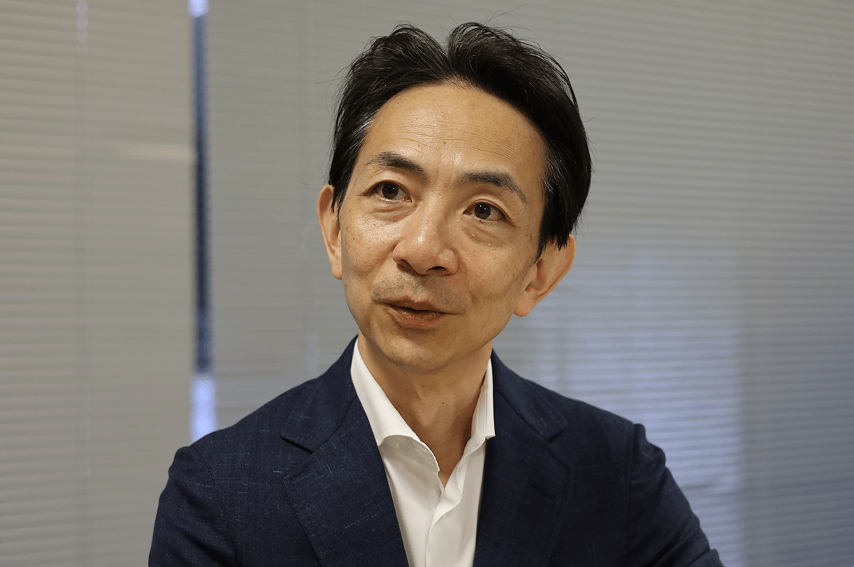 インタビューに答える森下さん