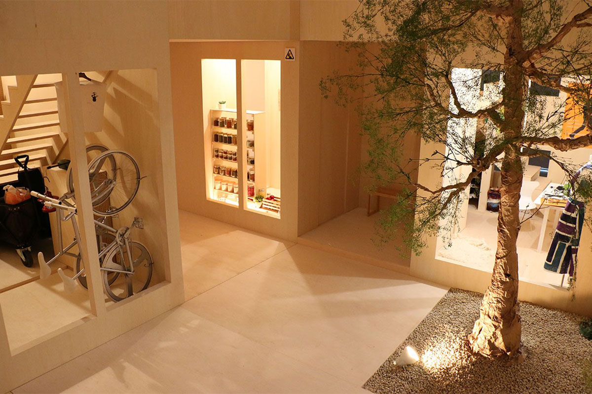「VISION MyTAG」の1/2スケールのプロトタイプは現在、大東建託ROOFLAG（ルーフラッグ）賃貸住宅未来展示場で展示中