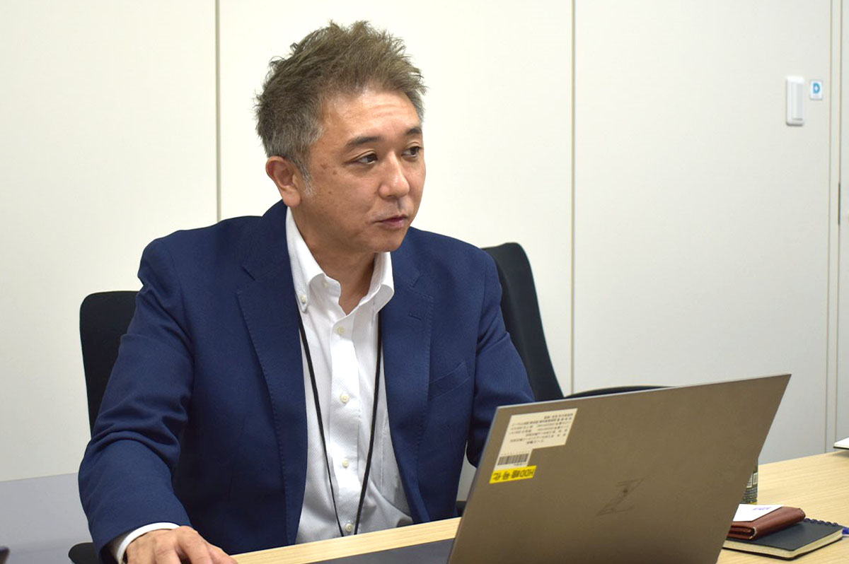 施設事業本部 設計部設計グループチーフマネジャーの奈留隆善氏