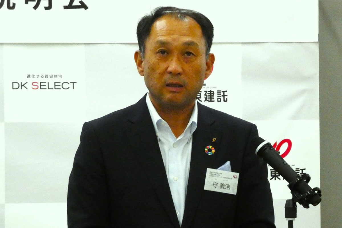 守義浩・取締役 常務執行役員 不動産事業本部長