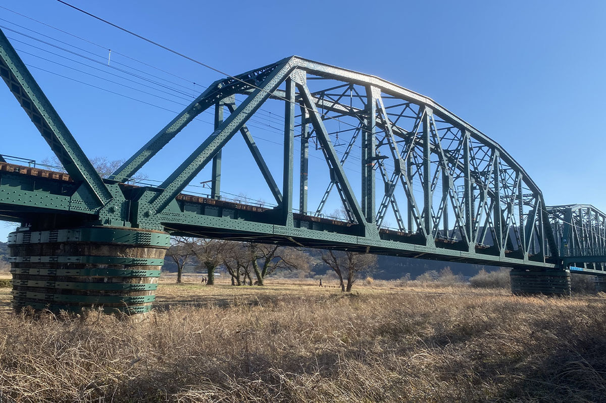 大井川橋梁(下り線)