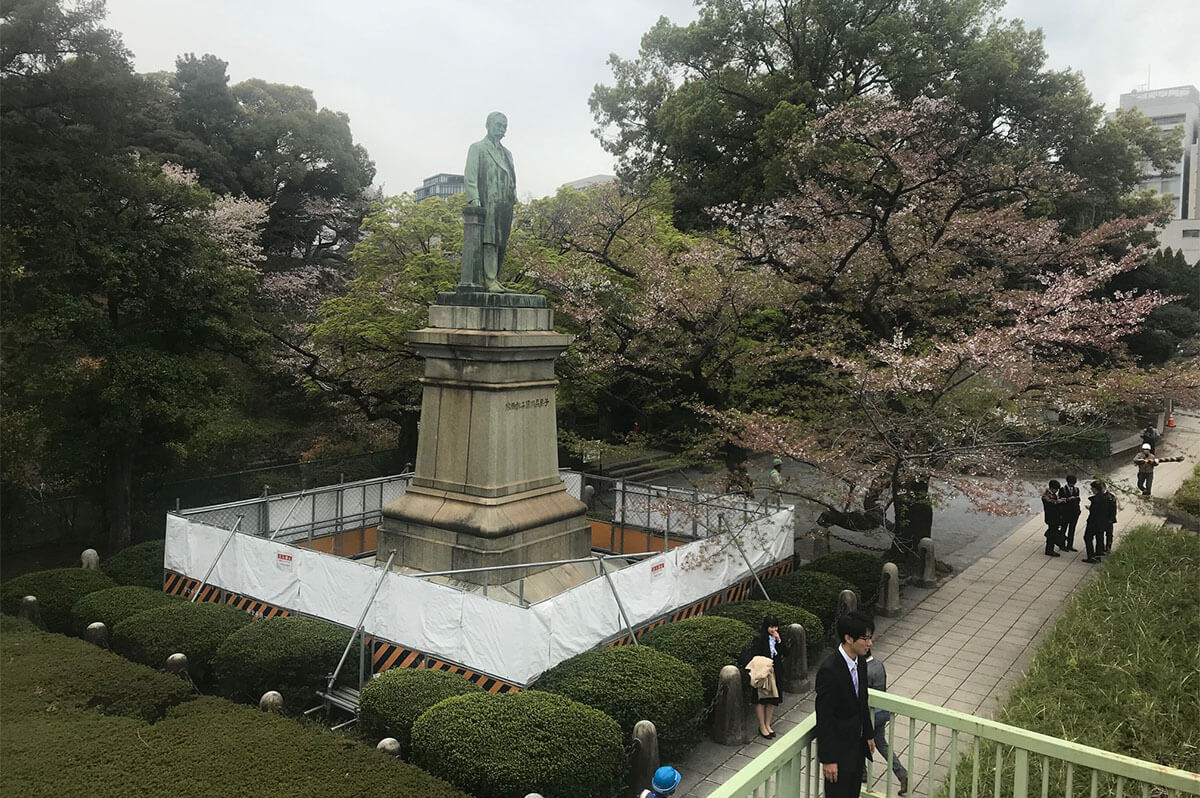 過去に携わった施工前の九段坂公園